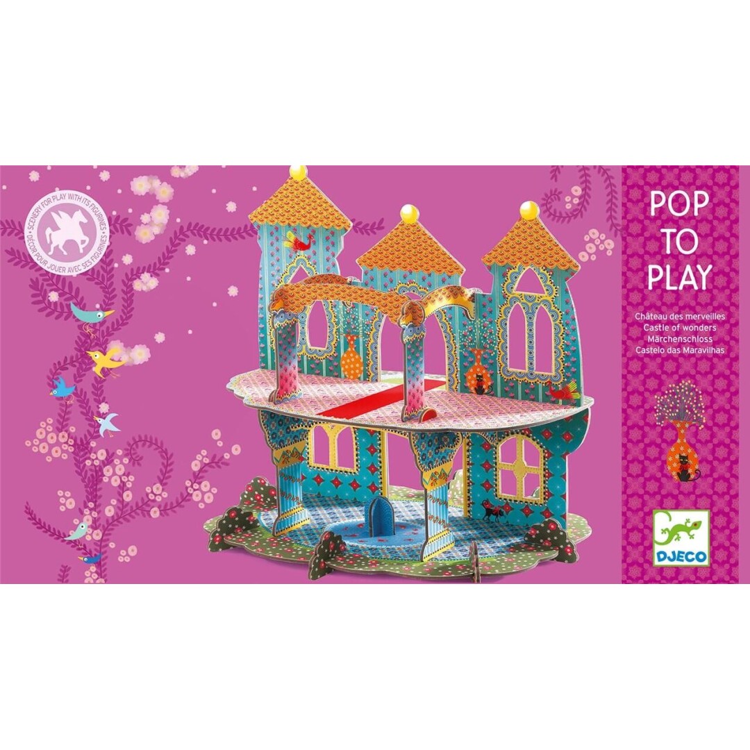 Pop to play Castillo maravillas 3D. Djeco
