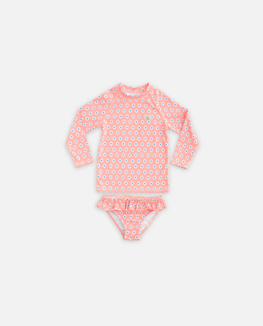 BAÑADOR NIÑA 2 PIEZAS - Peach Mosaic (Talla 2-3 años)