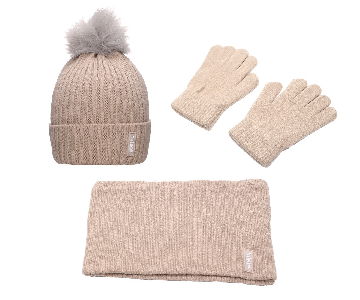 Set de Invierno Gorro, Guantes y Buff Geometric Nature