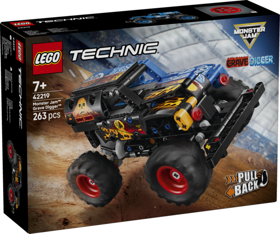 42219 Monster Jam™ Grave Digger™ Fuego y hielo. V29
