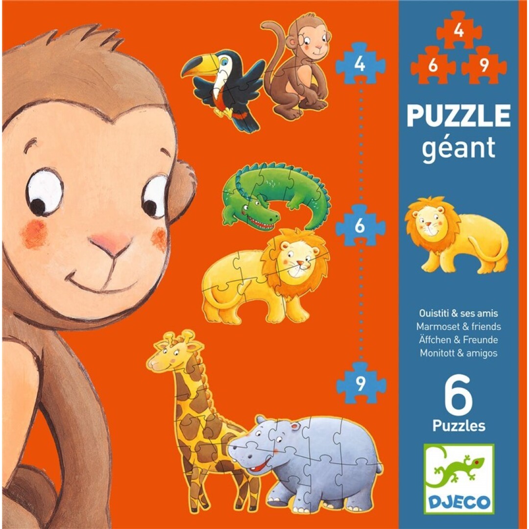 Puzzle Evolutivo Ouistiti y sus amigos