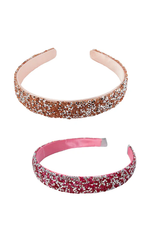 Diademas con purpurina gomosa de boutique
