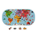 Mapa del mundo para el baño