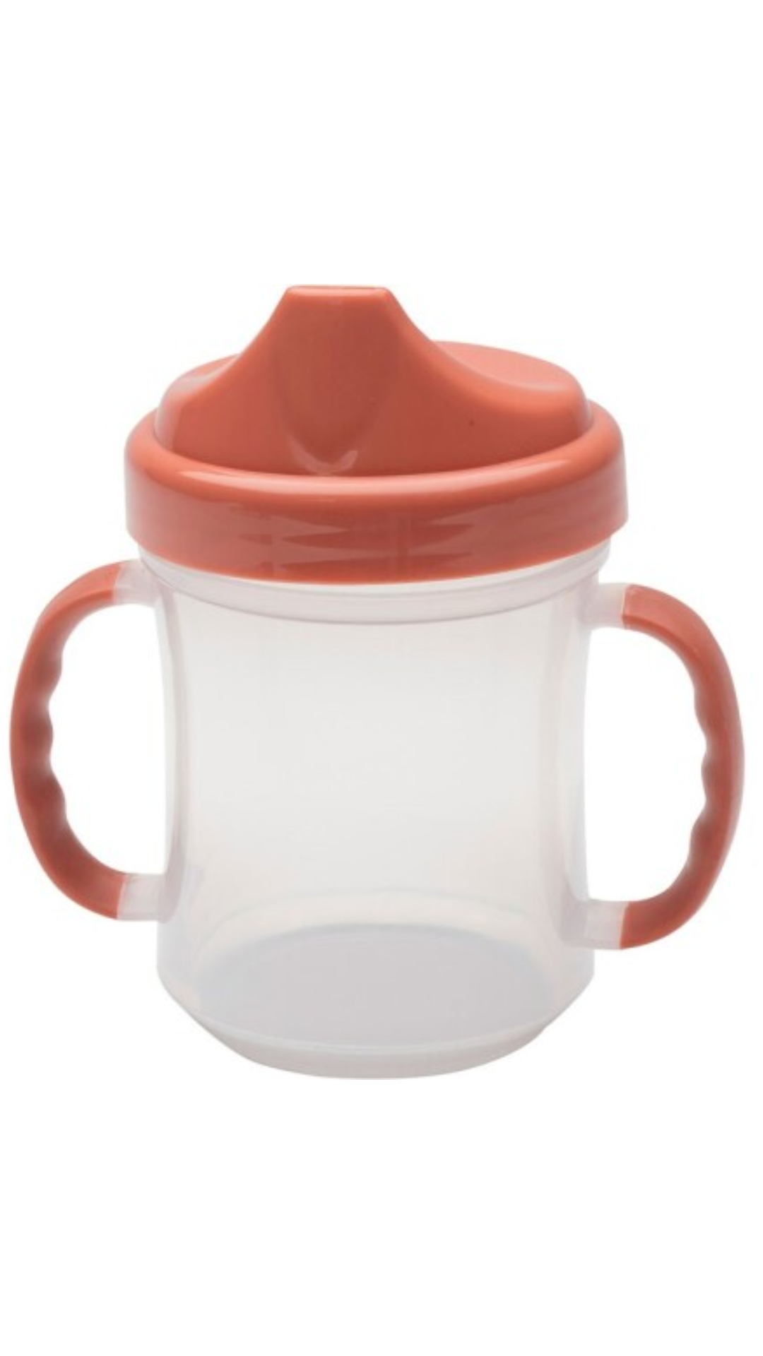 Botella con asas salmón