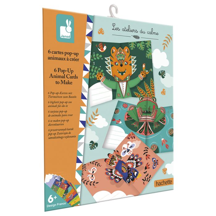 6 TARJETAS POP-UP DE ANIMALES PARA CREAR