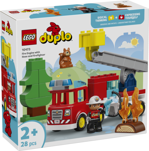 10473 Camión de Bomberos con Manguera. V29