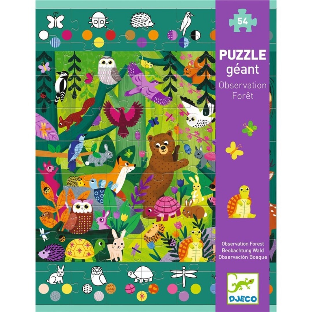 Puzzle Gigante observación bosque