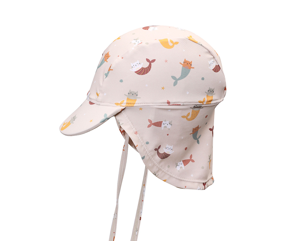 Gorro Playa Bebé Mermaid Cats (6-12 meses)