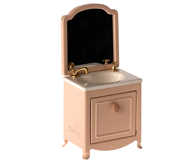 Espejo y mueble lavabo - Polvo. Maileg