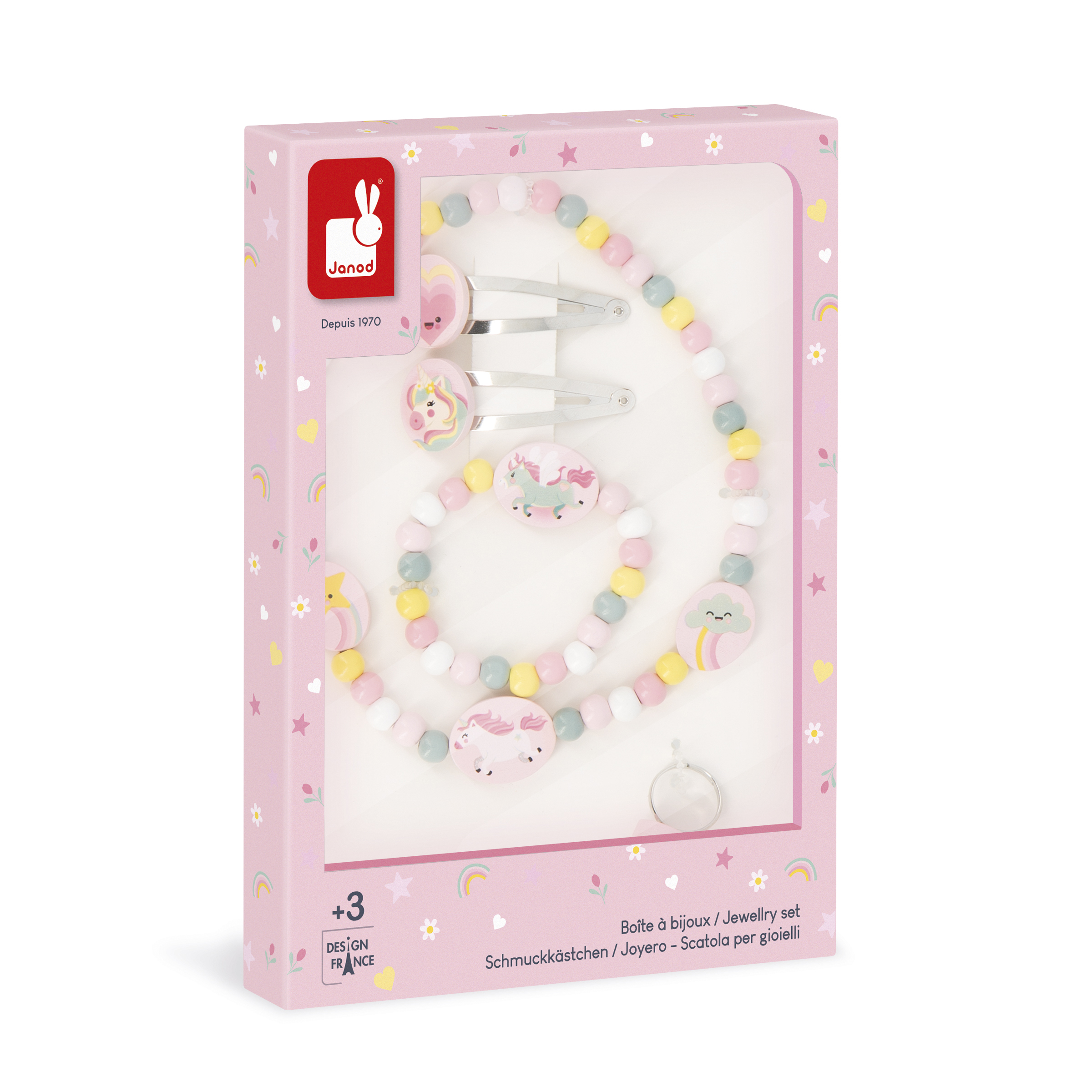 Juego de joyas unicornio