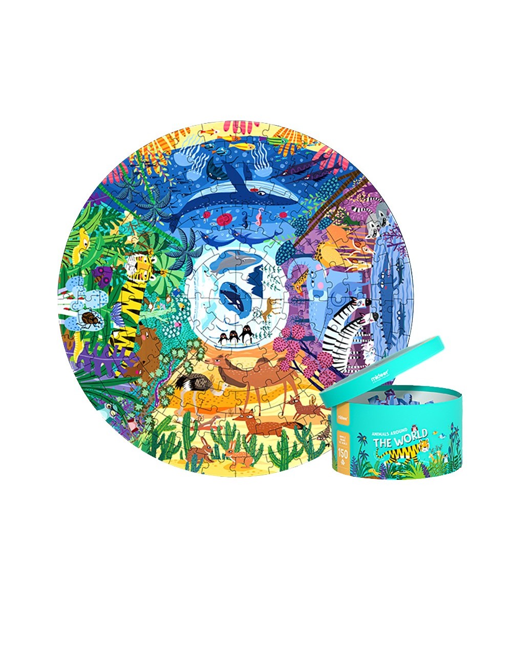 Puzzle Animals Around The World