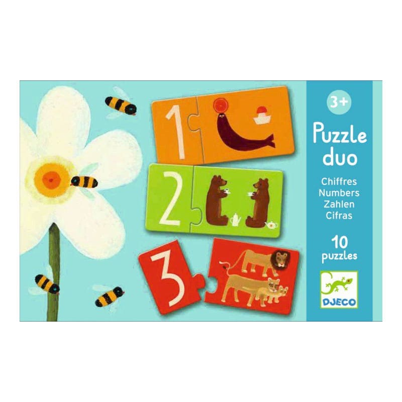 Puzzle Duo Números Djeco