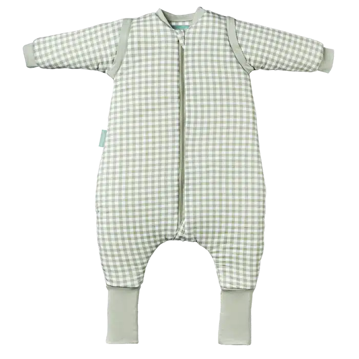 Saco de dormir con mangas y calcetines antideslizantes. TOG 2.5 - Mint tea Talla 6 años