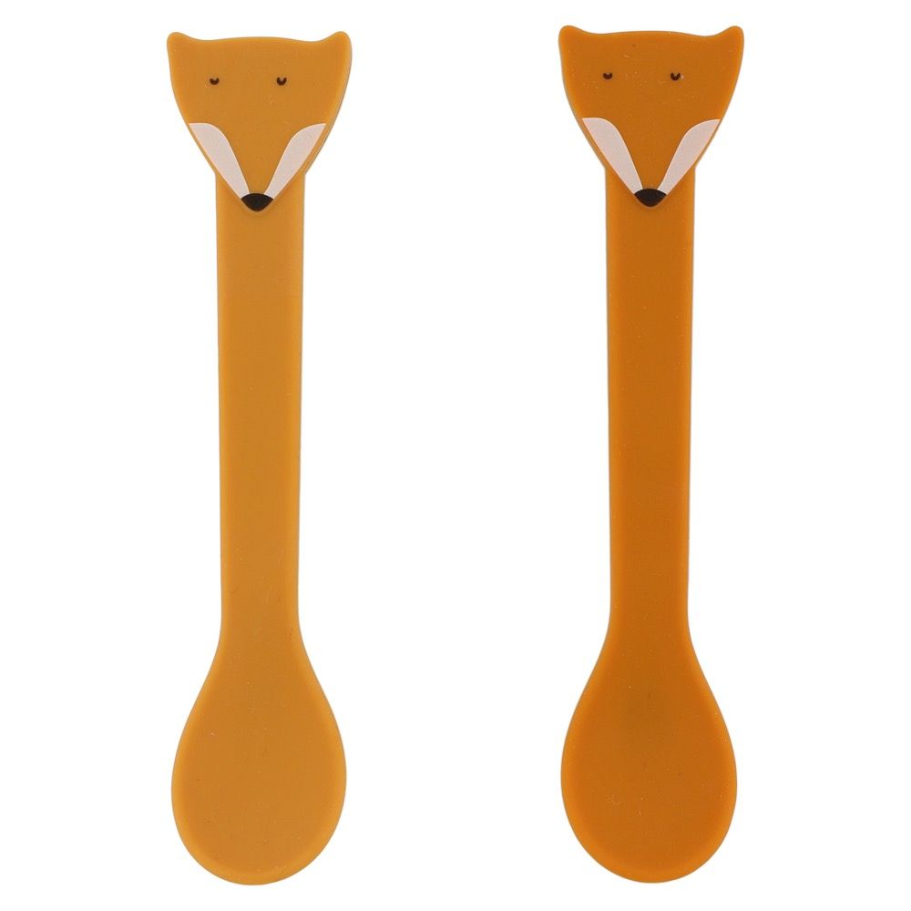 Cucharas de silicona 2-pack - Mr. Fox