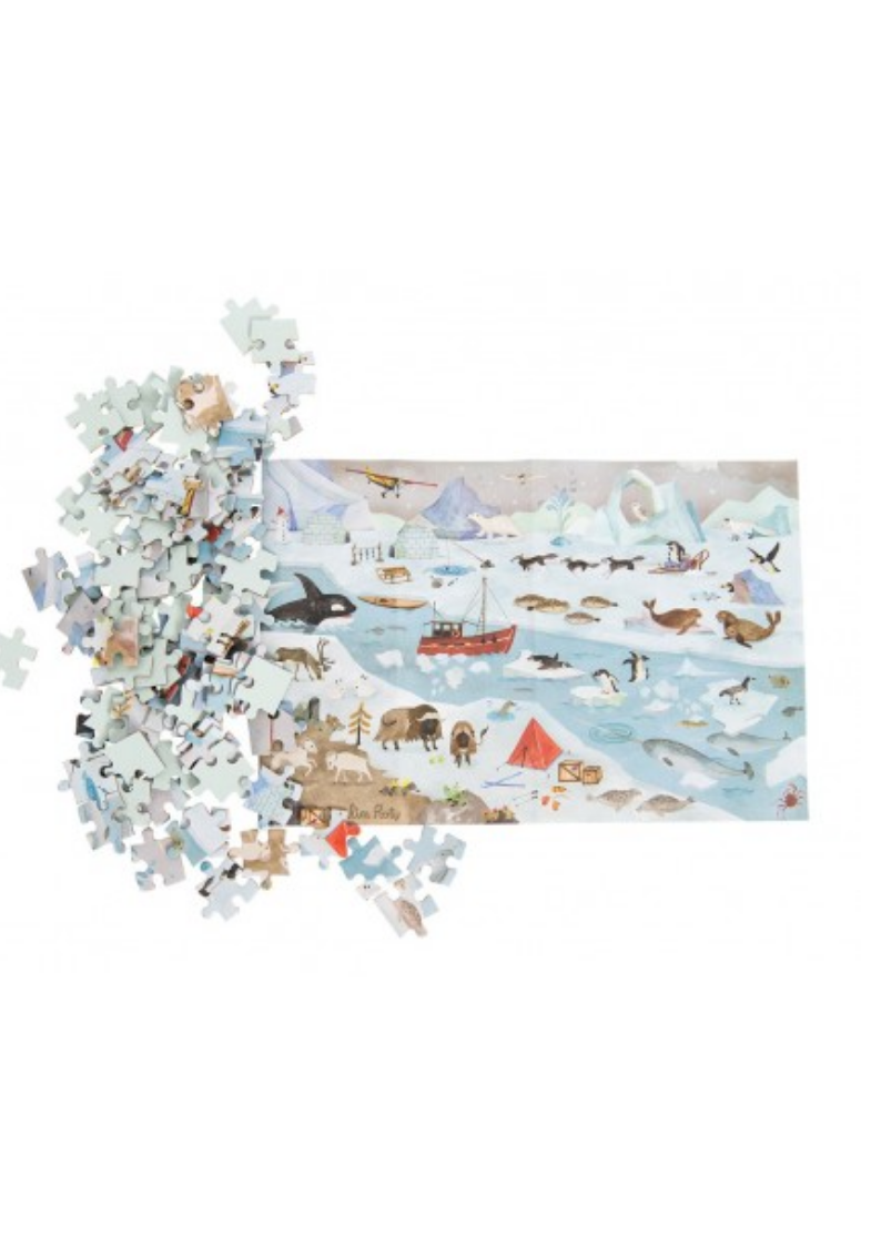 Puzzle el glaciar 96 piezas