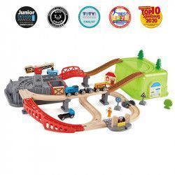 Circuito de tren en caja contenedor - 50piezas - Hape