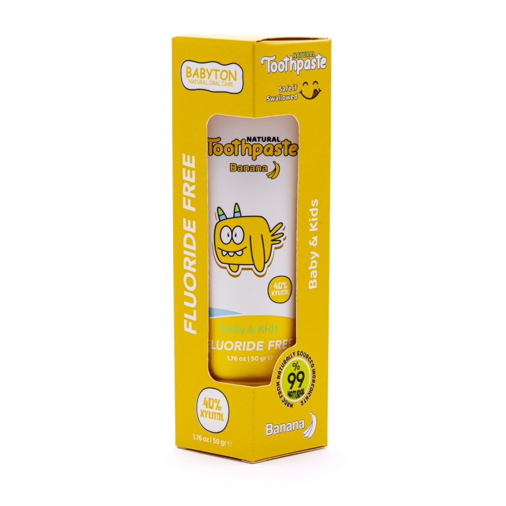 Pasta de dientes natural sabor banana