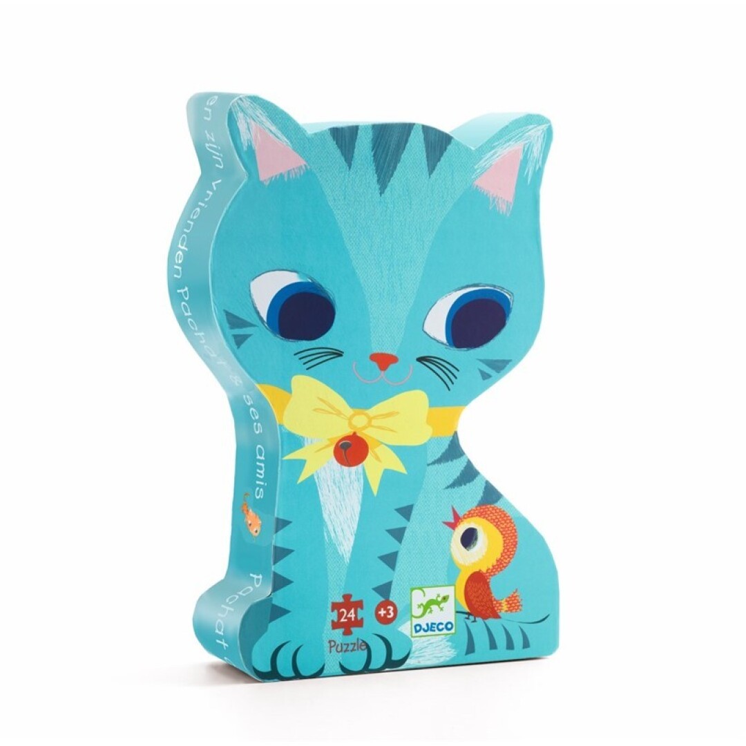 Puzzle silueta Pachat y sus amigos. Djeco