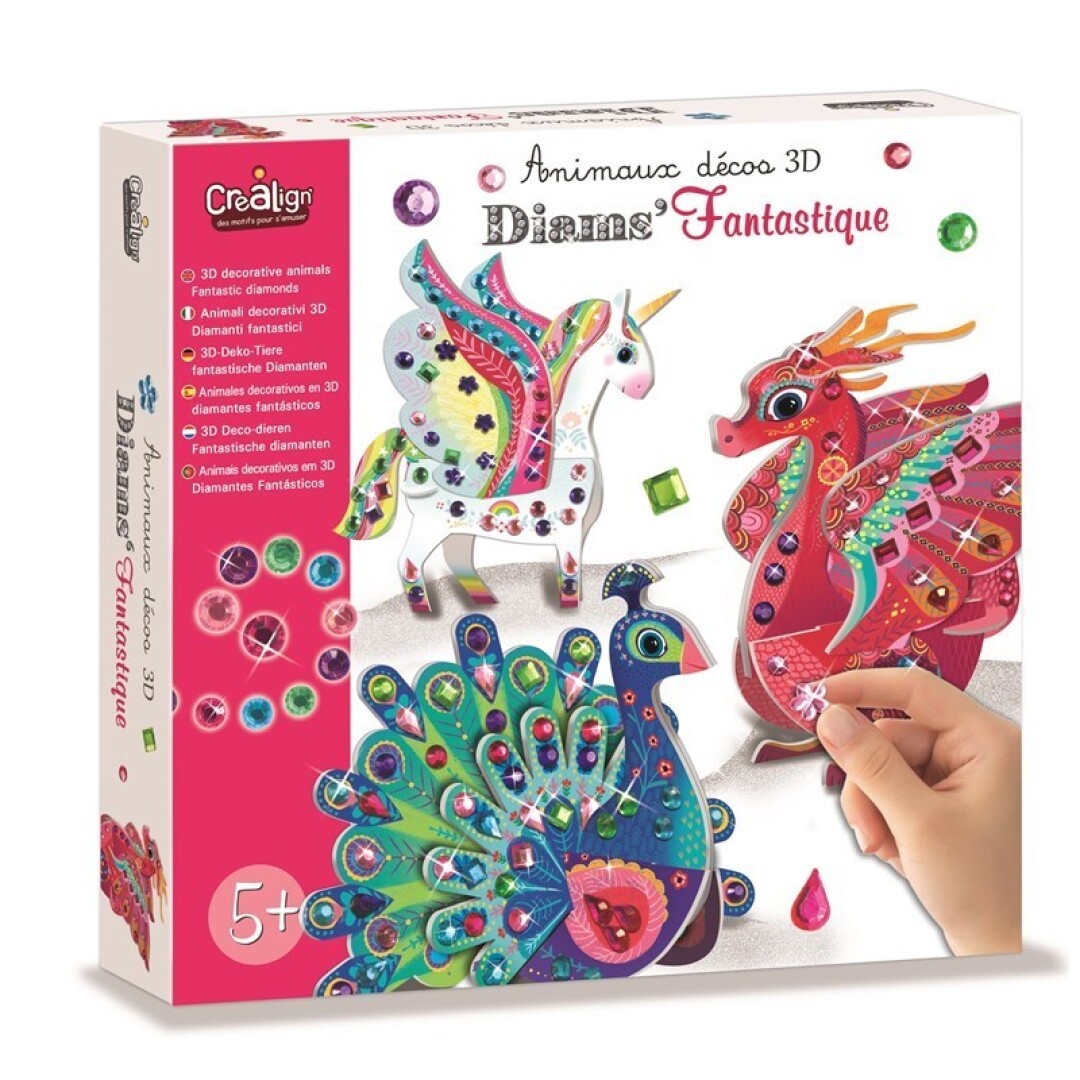 Animales Deco 3D Diamantes fantásticos