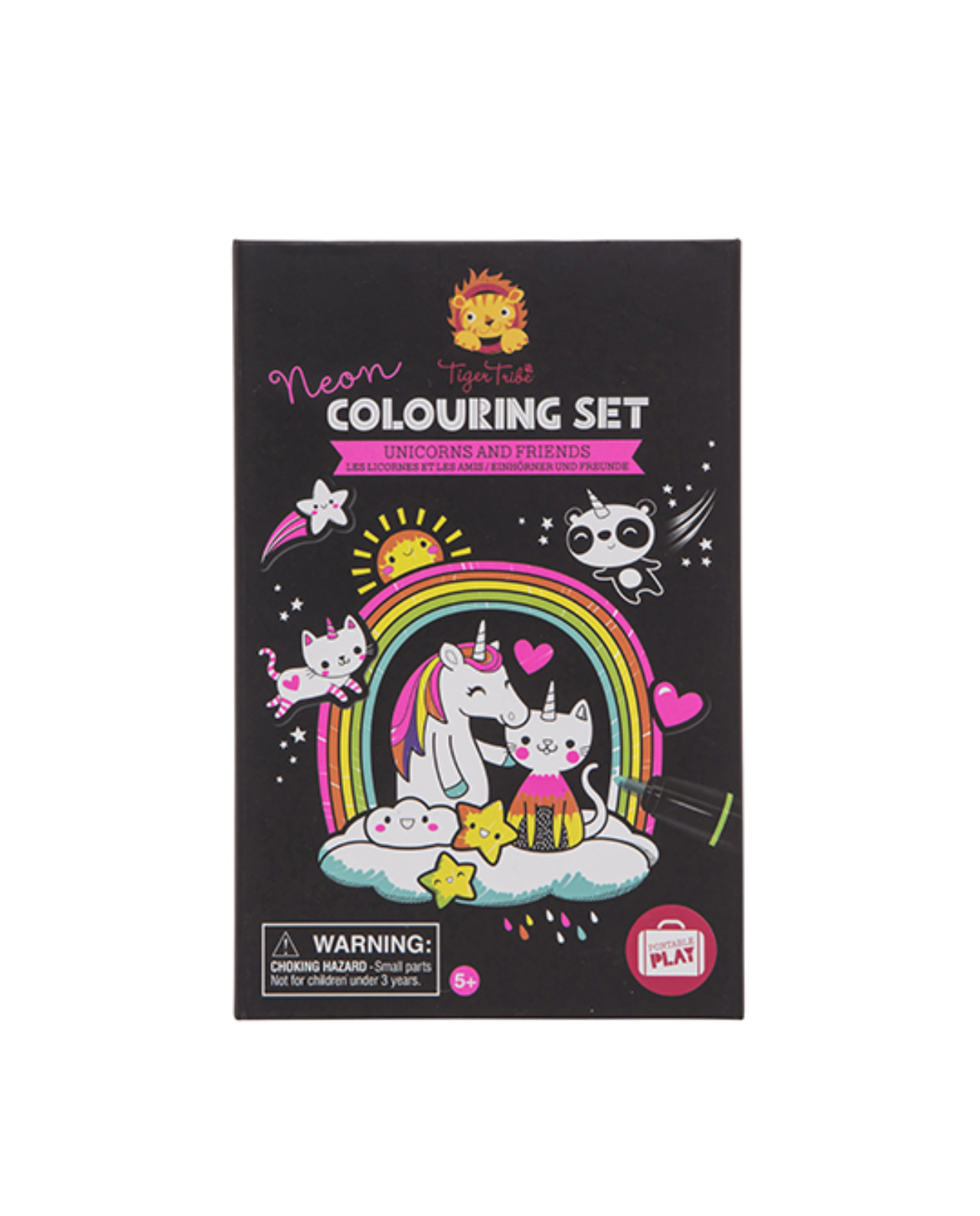 Colouring Set Neon Unicorns and Friends