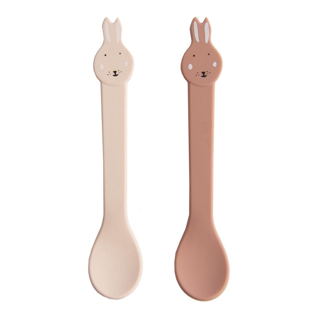 Cucharas de silicona 2-pack - Mrs. Rabbit