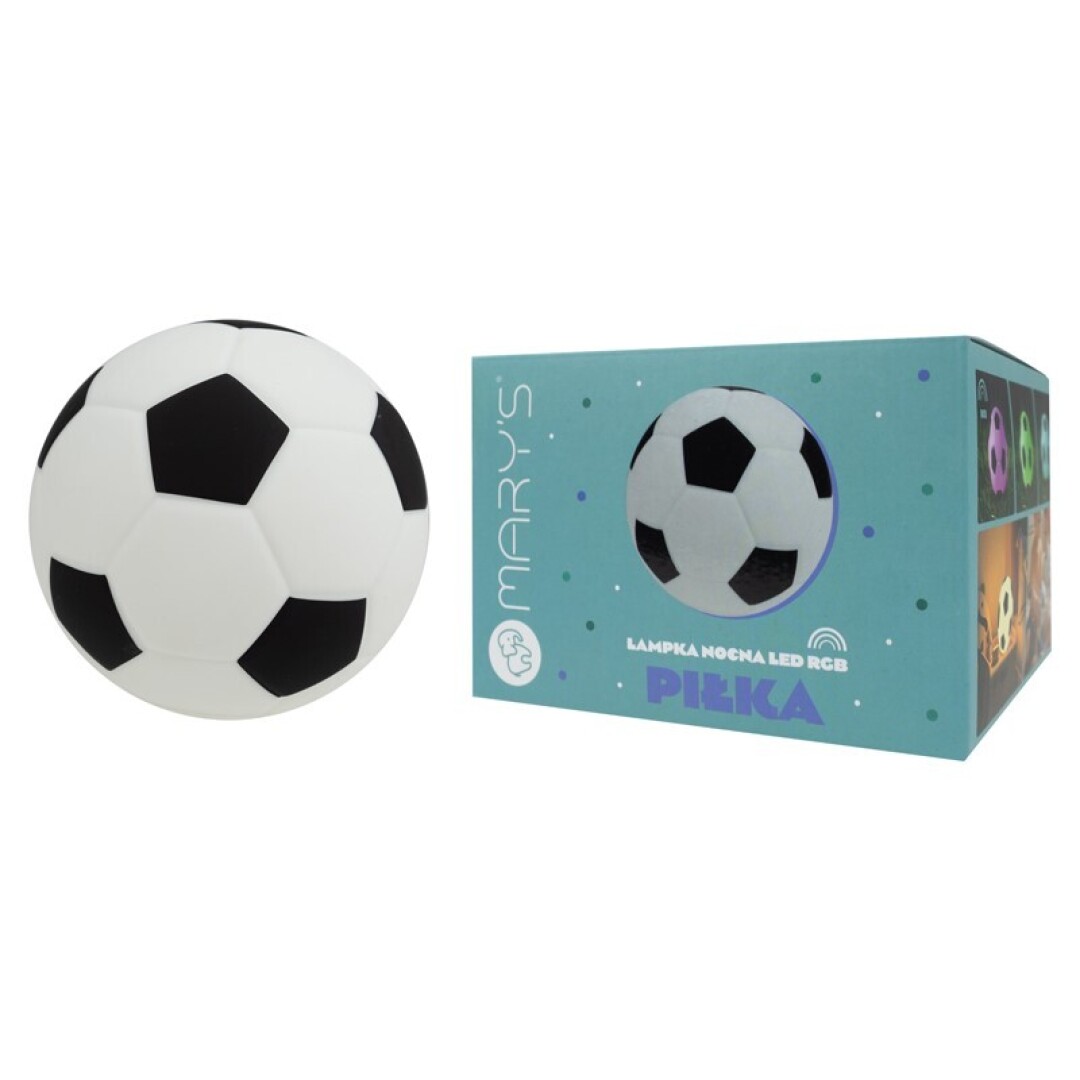 Mary`s lámpara de noche LED pelota de fútbol