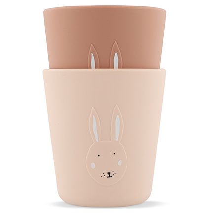 Silicona vaso 2-pack - Mrs. Rabbit
