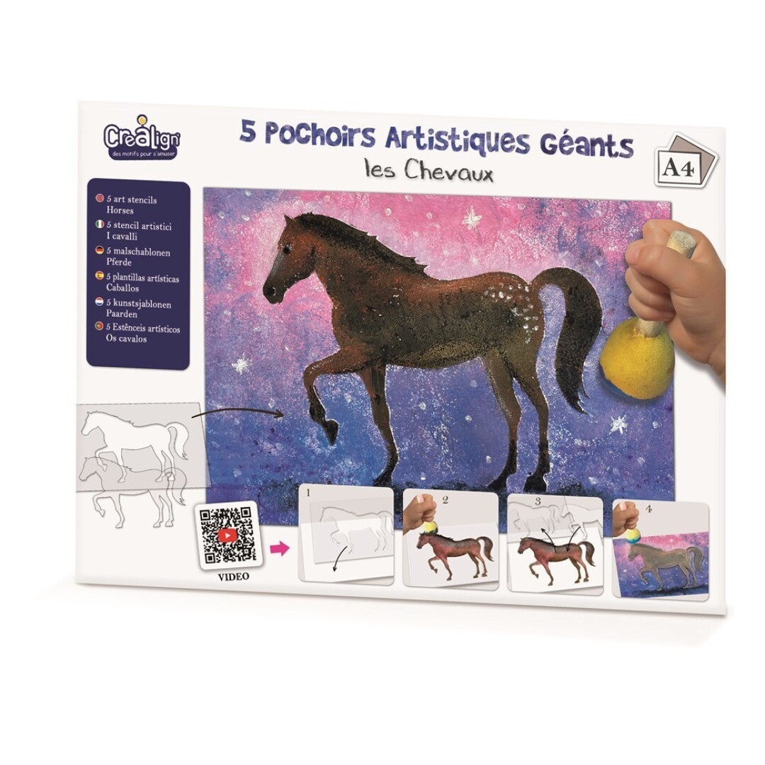 Plantillas pinturas caballos