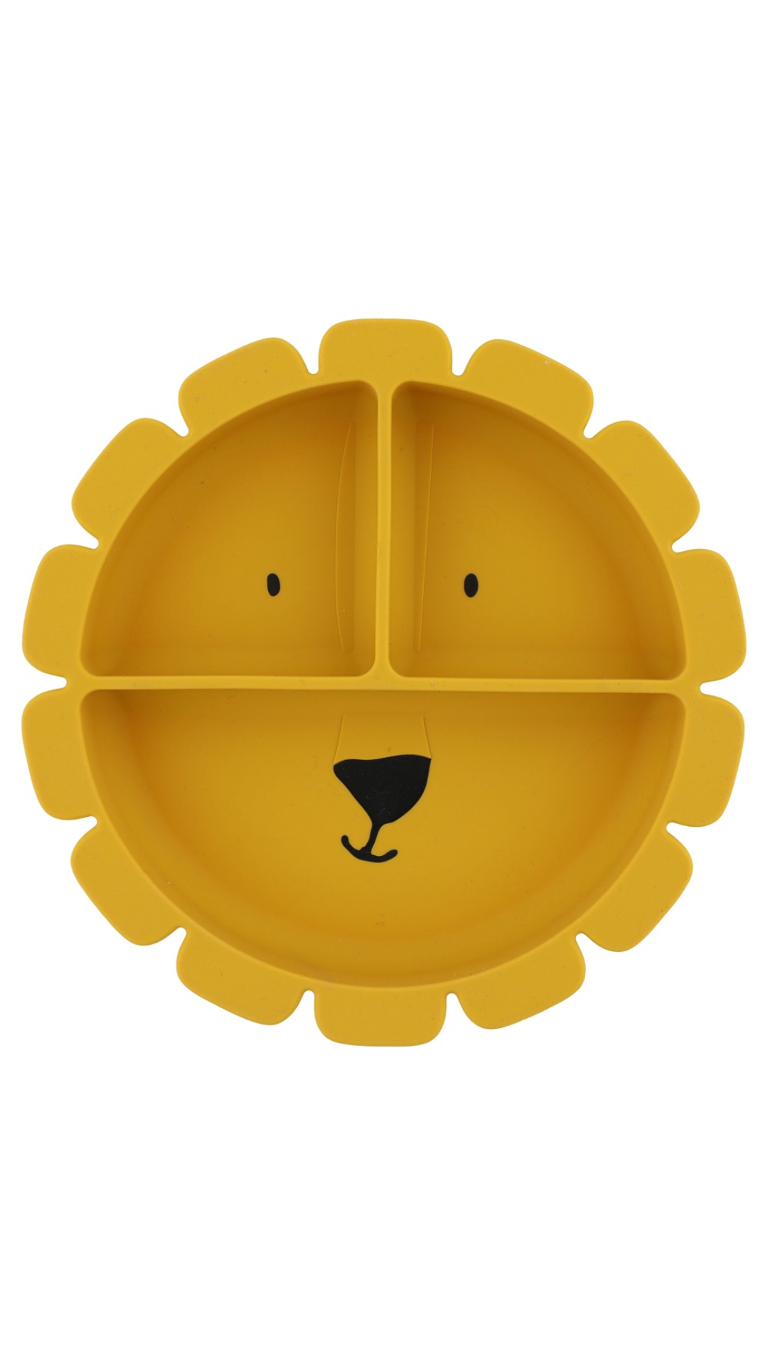 Plato compartimentado de silicona con ventosa - Mr. Lion