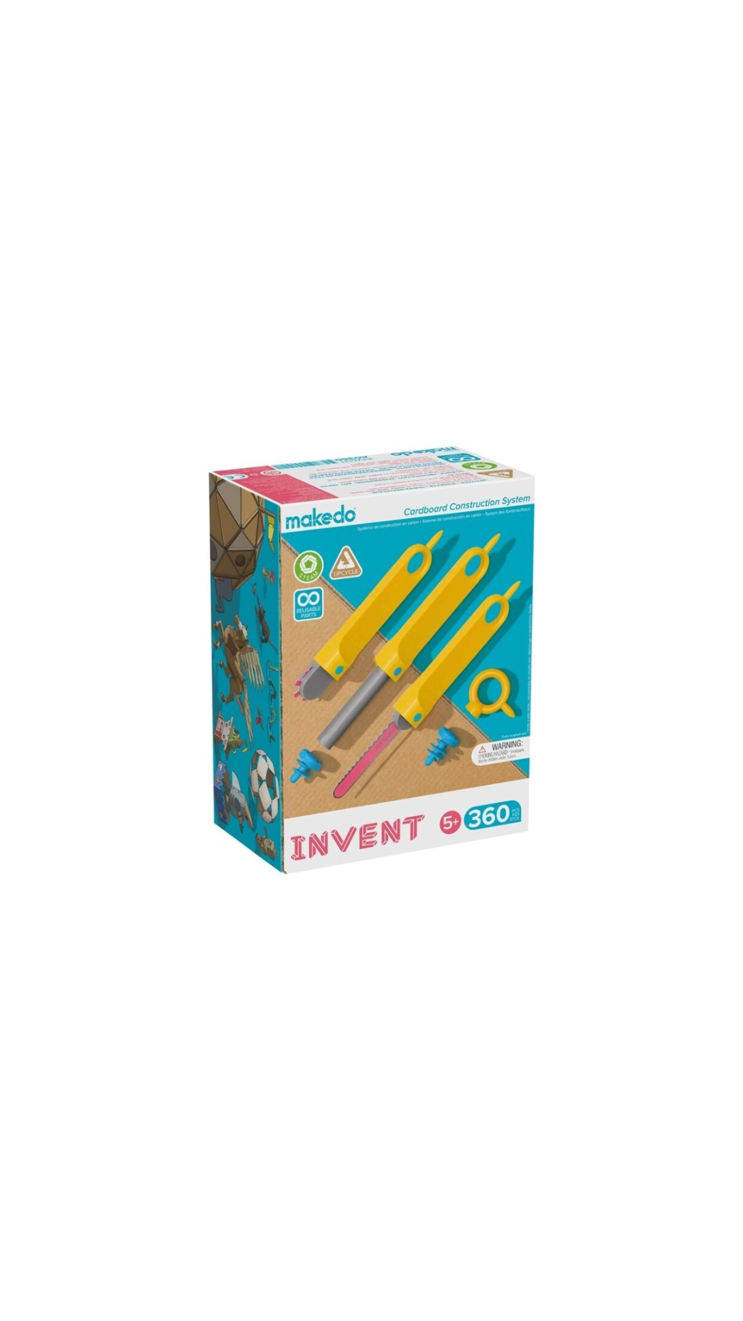 INVENT Kit de 360pcs Makedo