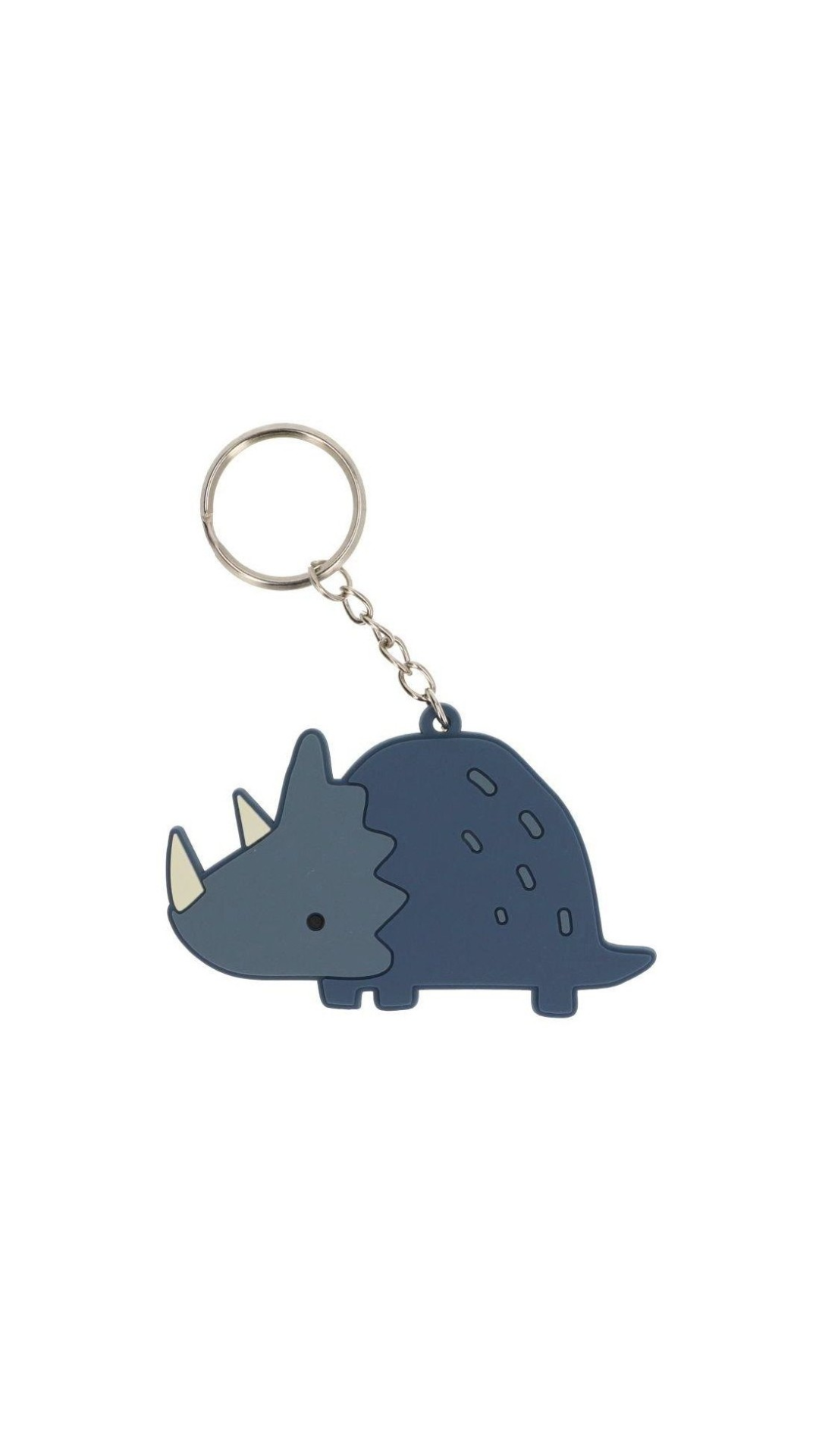Llaveros Silicona Dinos World Azul