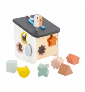 casita de pájaros de formas