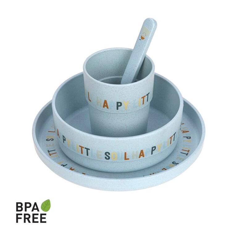 DISH SET PP/CELLULOSE FRUITS LEMON