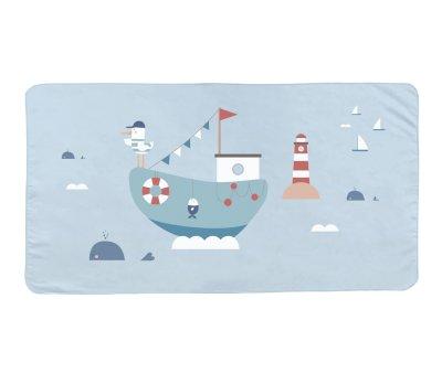 Toalla Playa Microfibra Fishing Boat