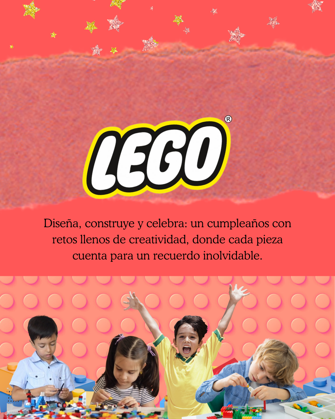 Cartel de LEGO party!