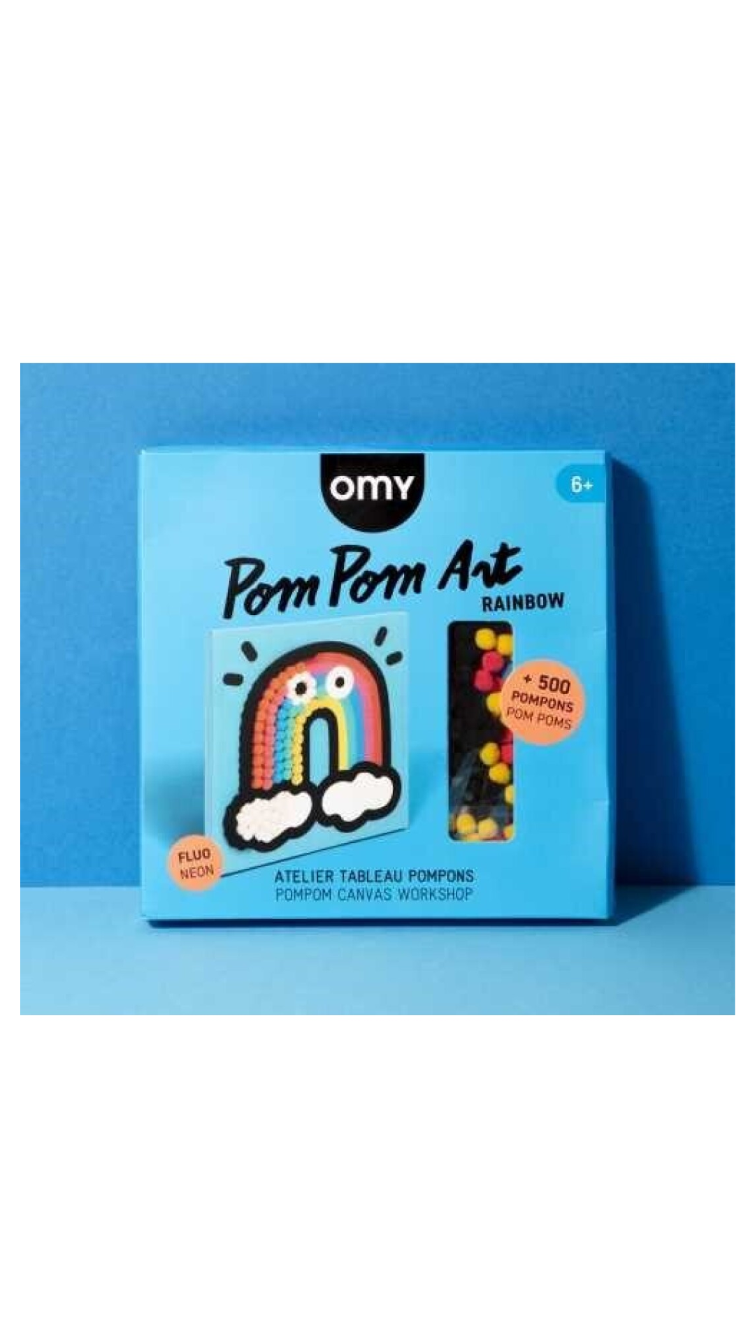 KIT DE POMPONES OMY RAINBOW