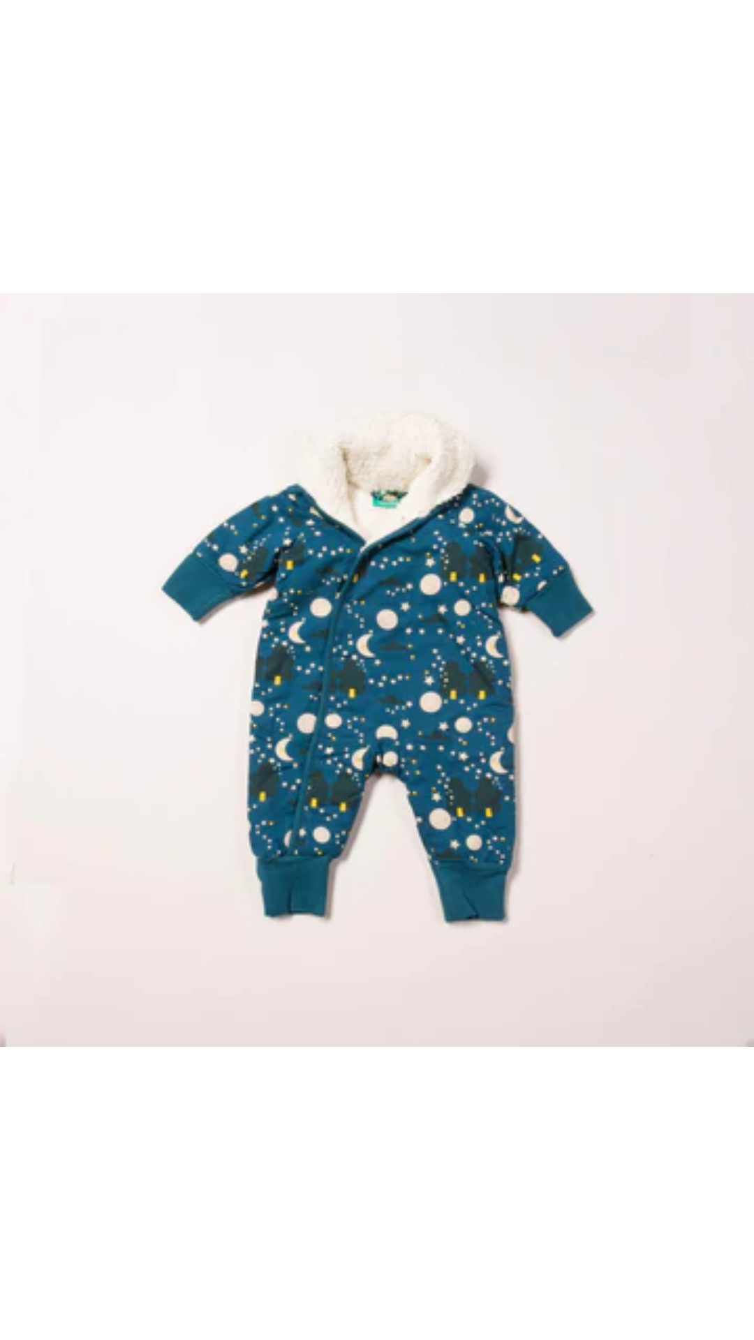 Traje de nieve lunas y estrellas Little green radicals, 3-4 años
