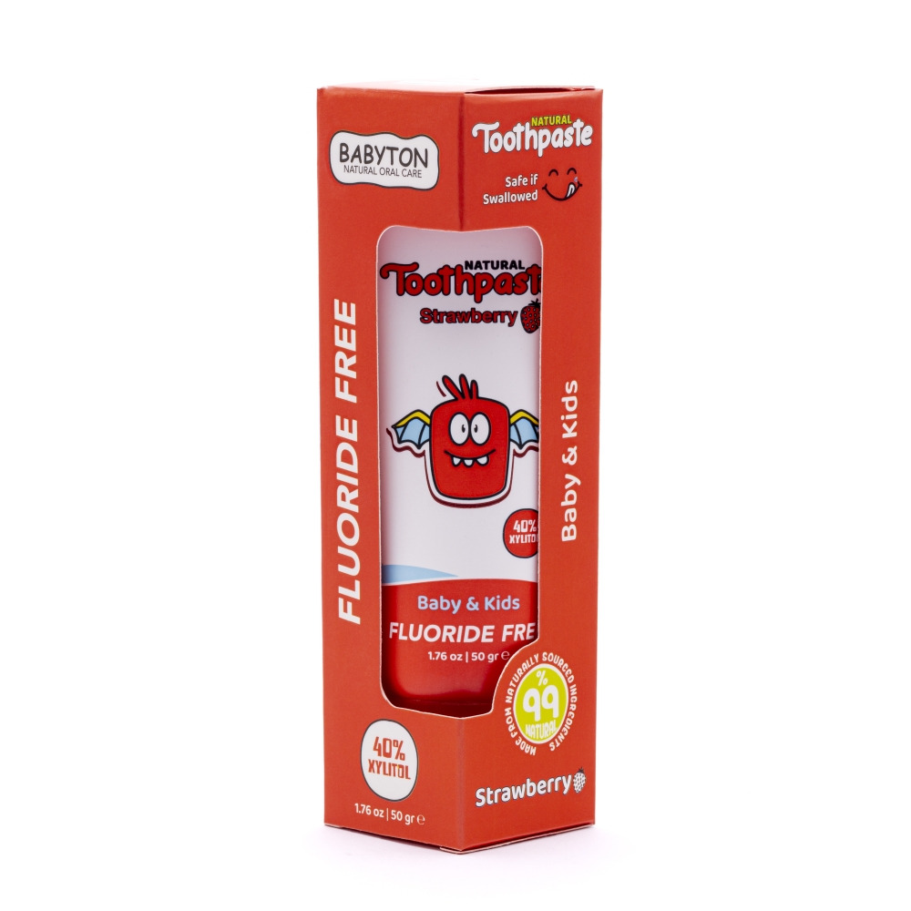 Pasta de dientes natural sabor fresa
