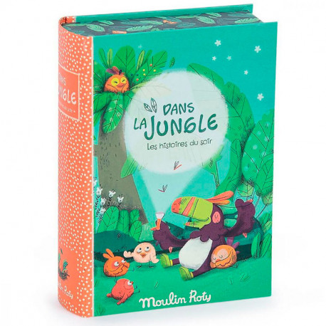 Libro linterna Proyector de Historias - En la Jungla