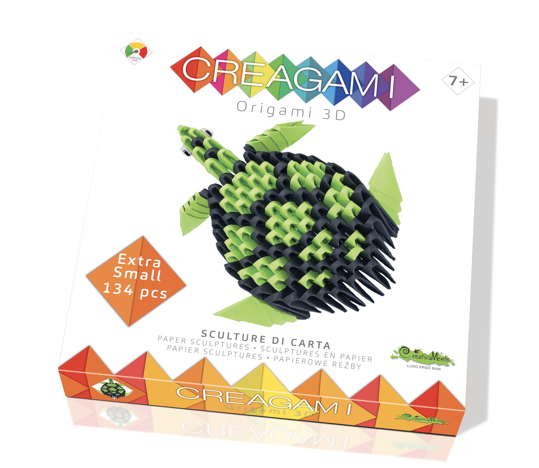 Origami 3D Tortuga. Creagami