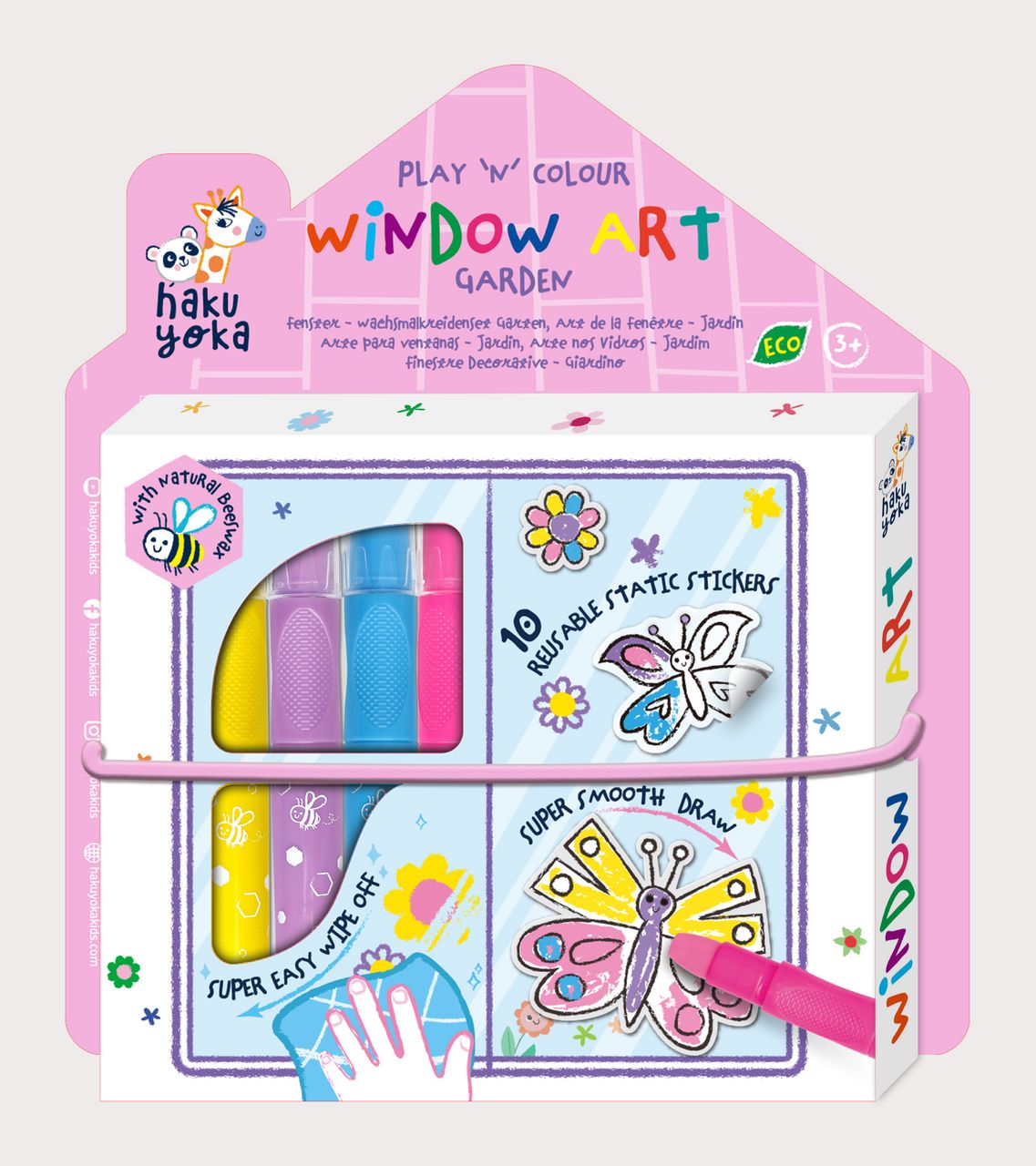 Arte de Ventana - Jardín de Mariposas