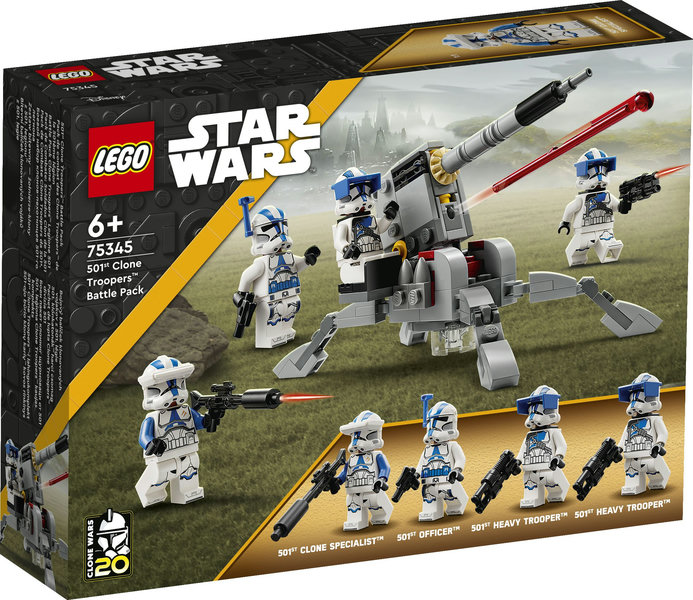 75345 Pack de Combate: Soldados Clon de la 501. Star Wars™ - V29