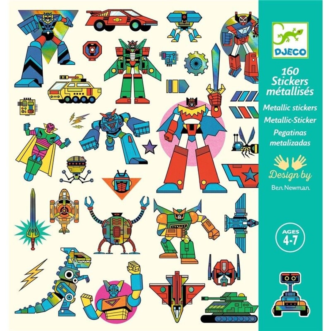 Pegatinas Robots